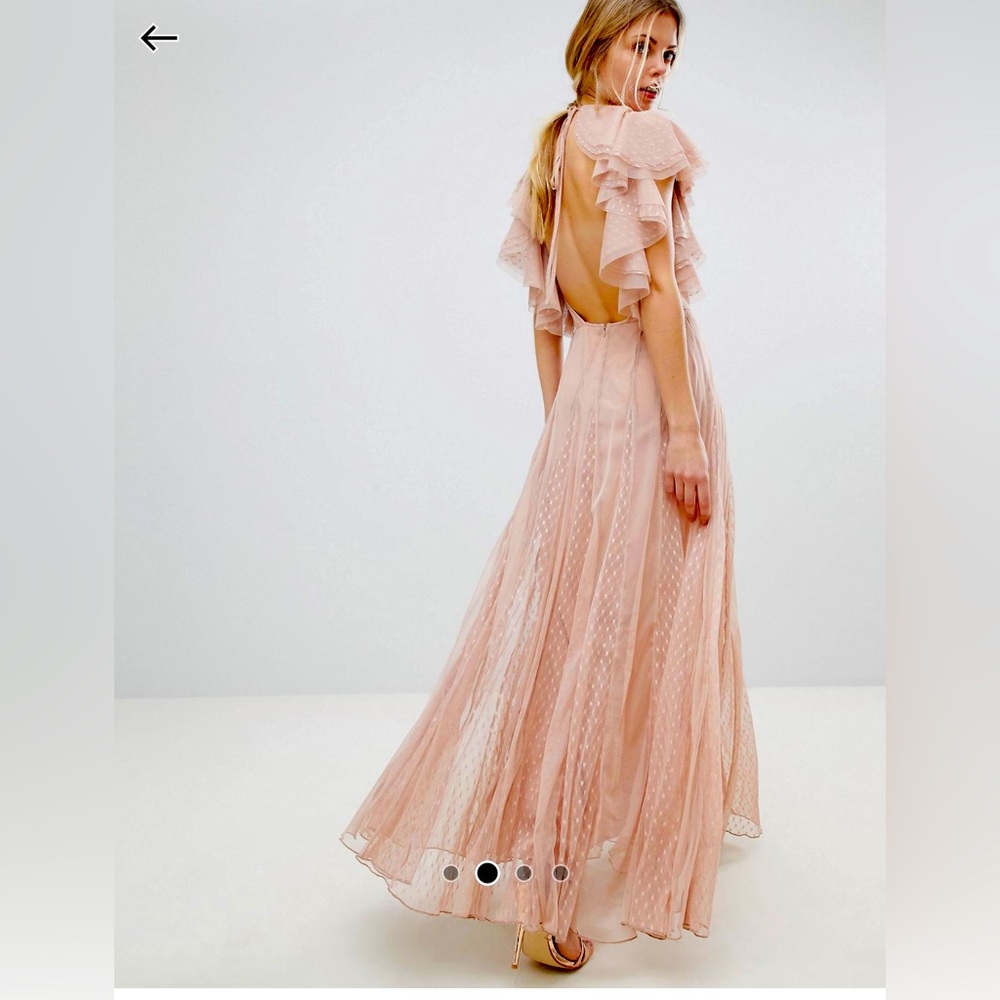 ASOS maxi prom dress